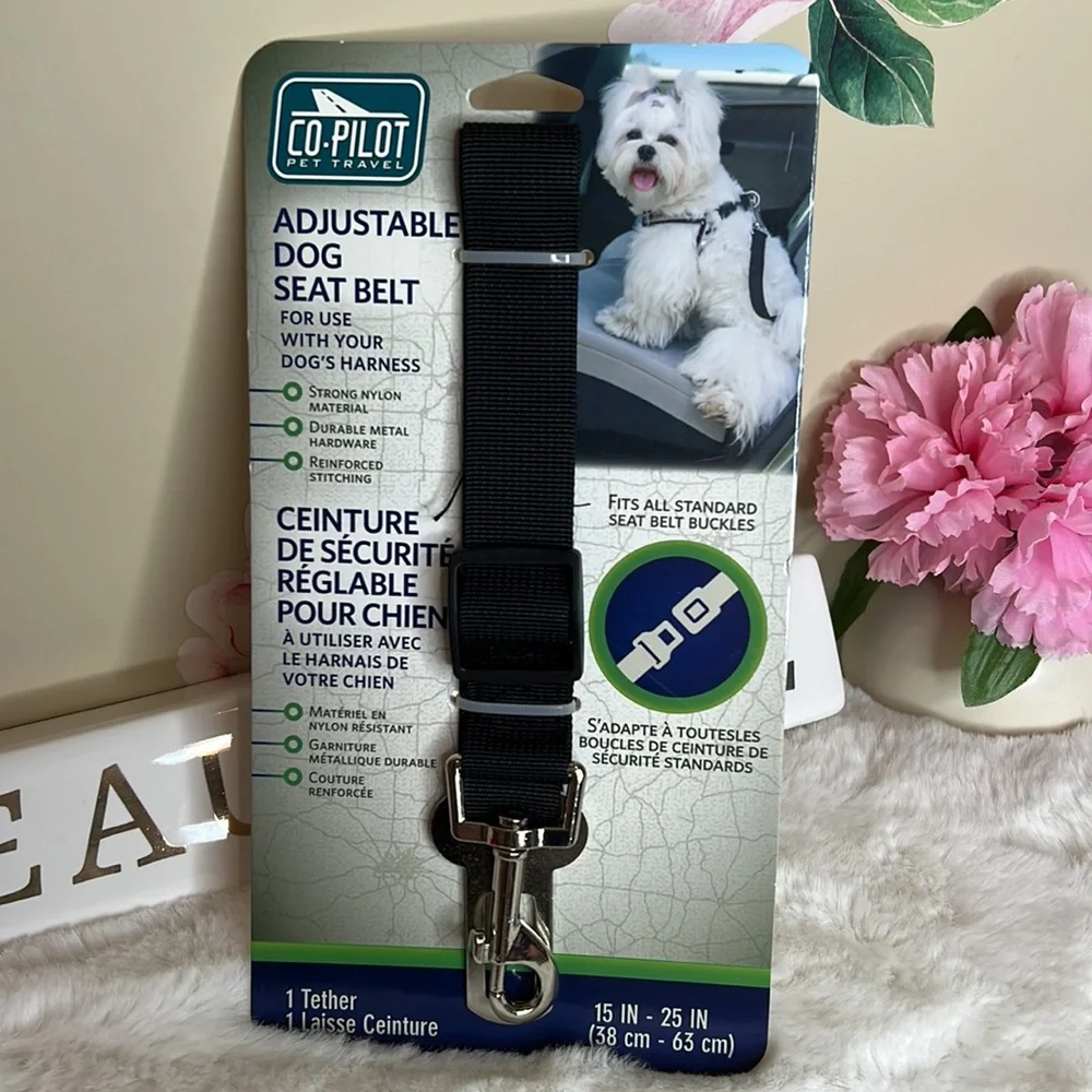 Co*Pilot Pet Travel Adjustable Dog Seat Belt.